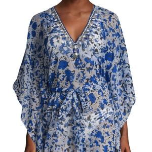 NWT Yum Kim Sunset Key Caftan Bathing Suit Coverup